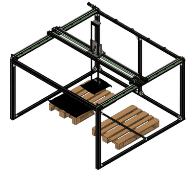 Room gantry robot | up to 25Kg Payload